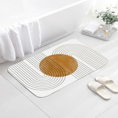 TEMU -chic Non-slip Area Rug - Soft, & Machine Washable For Living Room, Coffee Table, Study, Bathroom & Bedroom Decor Image