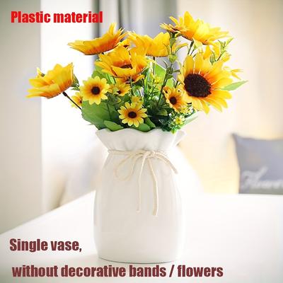 TEMU Ceramic Decorative Vases - Bohemian Style, Home, Wedding, Or Party Decorations, Spring Decorations, And Holiday Gifts Image