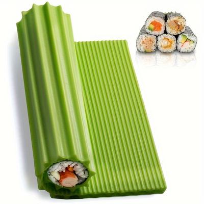 TEMU Sushi Preparation Kit, Premium Silicone Sushi Mat And Roller, Travel Gear For Rvs. Rv Kitchen Cooktop Accessories Image