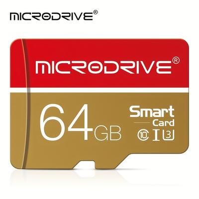 TEMU Microdrive Brand Micro Tf Sd Card 4gb 8gb 16gb 32gb 64gb 128gb 256gb Mini Sd Card Memory Card U3 Class 10 Flash Cards For Sd Adapter Image