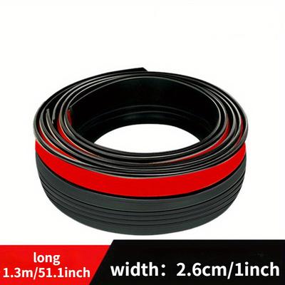 TEMU Trunk Lid Sealing Strip, Strip, Universal Hatchback Edge Decorative Waterproof And Dustproof Car Accessory. Image