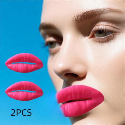 TEMU 1/2/5pcs Prank Pink Lip Thick Mouth Toy Funny Novelty Pvc Weird Adult Tool Creative Spoof Surprise Gift For And Bff Birthday Party 18+ Applicable Image