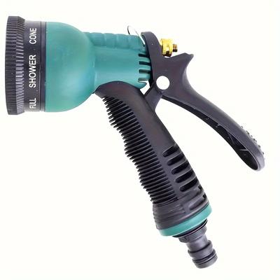 TEMU 360° Rotating Garden Hose Nozzle With 7 Spray - , Non-slip Design For Effortless Watering Image