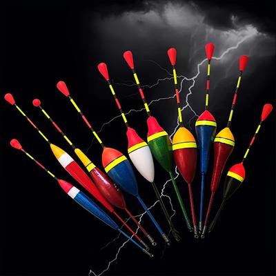 TEMU 10 Pieces Assorted Size Fishing Floats Set, Fishing Floats, Outdoor Fishing Gear - Foam Image
