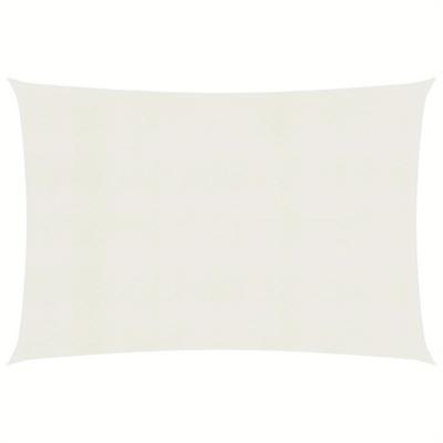 TEMU Sun Shade Sail 160 G/m² White 3x5 M Hdpe Image