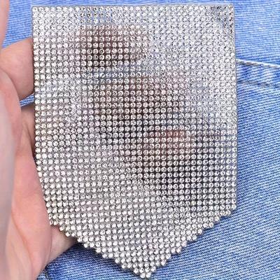 TEMU And Jeans Decoration With Pocket Iron-on Crystal Patches, Clothing Accessories Image
