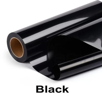 "TEMU Heat Transfer Vinyl, 9.8" X 3ft, Black & White, Iron-on Film For Textiles, Clothing, Pillows, Shoes, Bags, Crafts, & Remove, Diy Fashion Accessory" Image