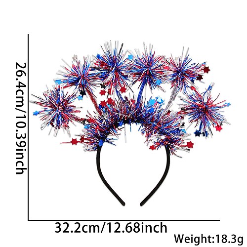 Costume de Carnaval 2026 Bandeau Drapeau des États-Unis Occasionnel Adulte Femmes Mascarade Jour de l'Indépendance / 4 Juillet 4 juillet Occasionnel Festival Déguisements d'Halloween faciles Se