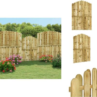 Gartentor Imprägniertes Kiefernholz 100x150 cm - Gartentor - Holztür - Kiefernholz - Gartenzaun Image