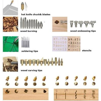 Lötkolben-Set zum Brandmalen von Holz, Betterlife, 37-teilig, 60 W, Hobby-Brenner für Erwachsene, Image