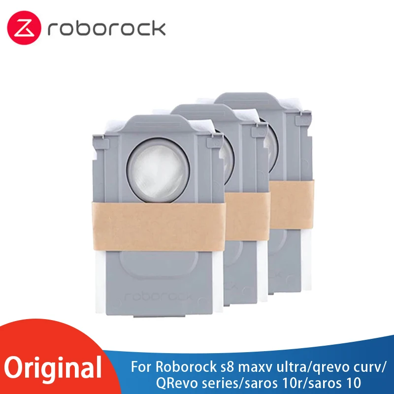 Original Roborock s8 maxv ultra/qrevo curv/QRevo serie/saros 10r/saros 10 Staubbeutel Zubehör Vakuum Einweg staubbeutel Image