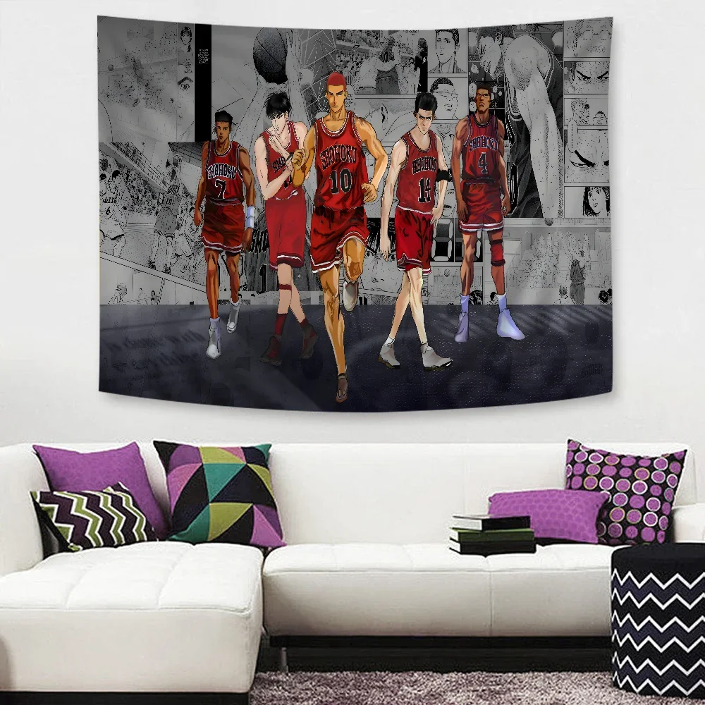 Slam Dunk Happy Birthday Banner Hintergrund für Geburtstag Banner Party Hintergrund Dekor Dekorationen Image