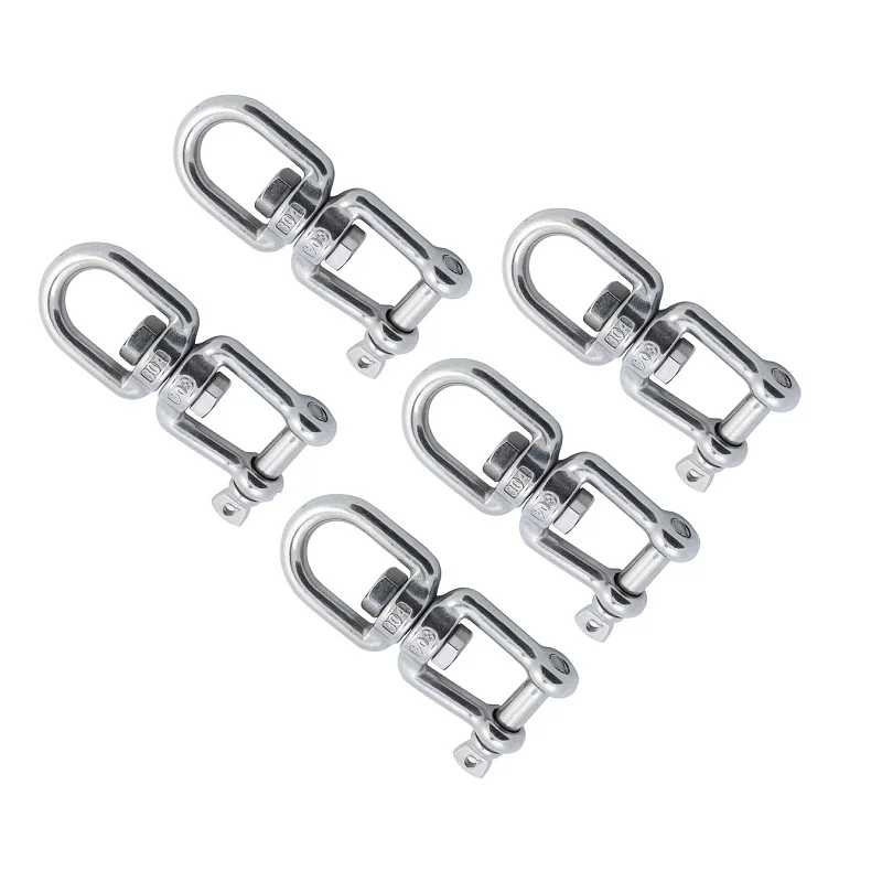 Robuster Backen- und Ösenanker-Drehverbinder aus Edelstahl 304 für Ankerketten für Marineboote, mehrere Größen 4 mm–10 mm Image