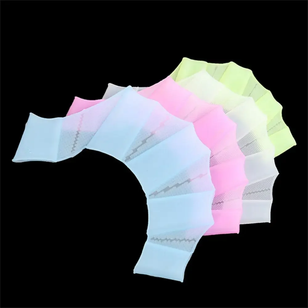 Silikon Schwimmen Training Finger Tragen Frosch Typ Schwimmen Pool Paddel Finger Schwimmhäute Hand Finger Fin Hand Web Schwimmen Flossen Image