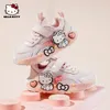 Sanrio Kinderschuhe für Mädchen, Hello Kitty-Schuhe, glitzernd, zum Laufen, modischer Sneaker,