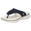 Zehentrenner RIEKER SPORT, Damen, Gr. 41, blau (nachtblau), Textil, unifarben, casual, Schuhe, Sommerschuh, Strandschuh, Badeschuh, Urlaubschuh mit weichem Zehensteg