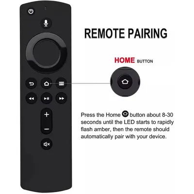 Voice Remote Control For AMZ Smart TV & Fire TV Sticks Lite 4K L5B83H Alexa Compatible Network Media Player Assistant