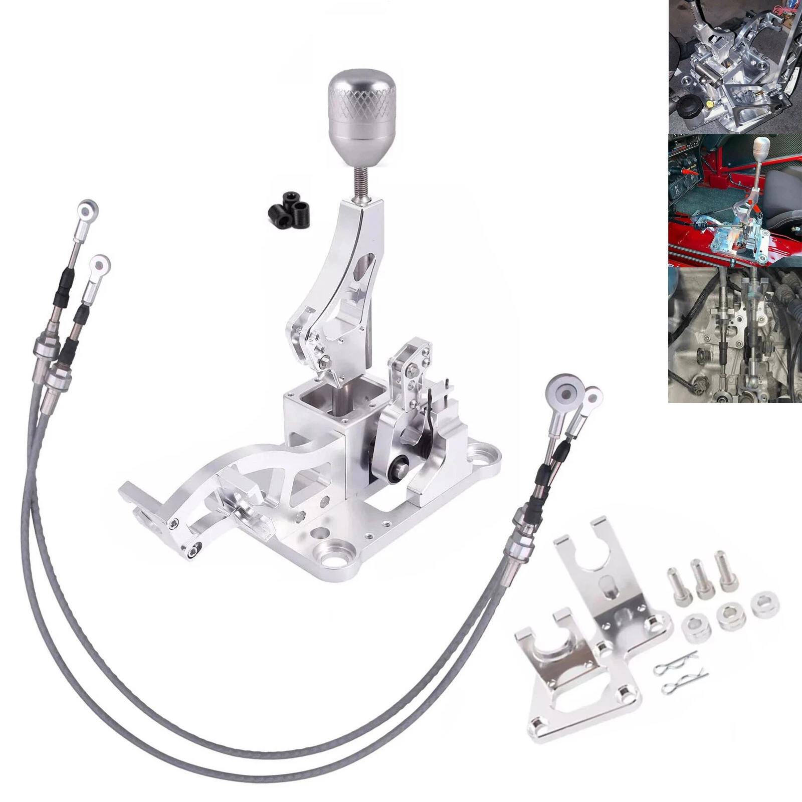 K20 K24 K-Serie Schaltkasten Trans-Kabel Halterung Short Shift Ersatz für K Swap Civic K20 K24 RSX Eg Ek EF EM Integra Image