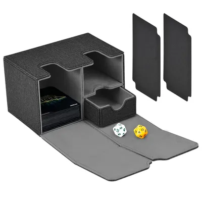 Deckbox für Magic the Gathering-Karten, Sammelkartenbox für ab 200 Karten mit Würfelschlitz, 2 Image