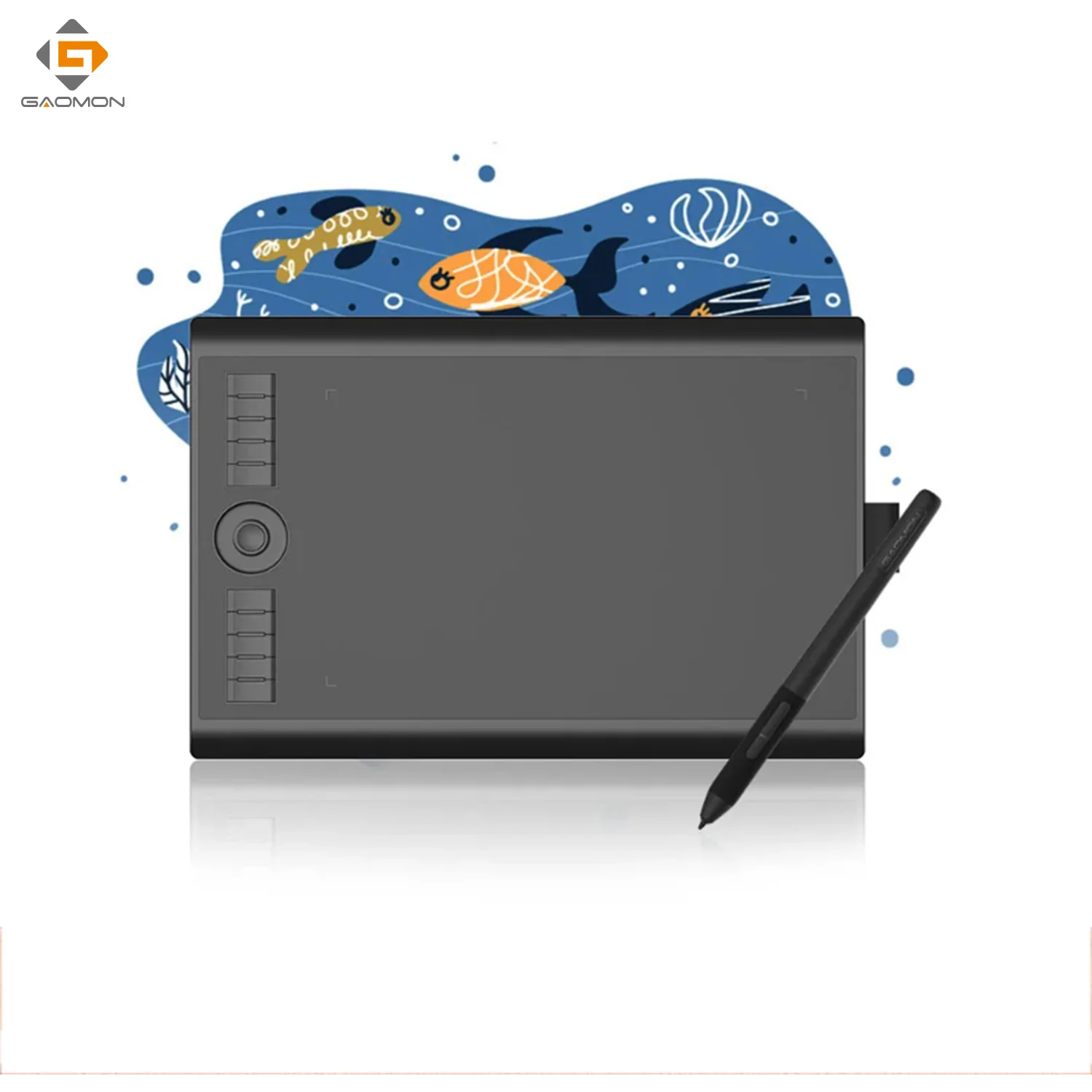 10 x 6,5 Zoll Gaomon M10K Pro Grafiktabletts, großes Zeichentablett, Android-Telefon, unterstützt, einfache Verbindung, Stifttablett Image