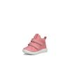 Lauflernschuh ECCO "SP.1 LITE", Kinder, Gr. 26, rosa, Leder, Textil, casual, Schuhe, Klettschuh, High Top Sneaker mit wasserdichter GORE-TEX Membrane