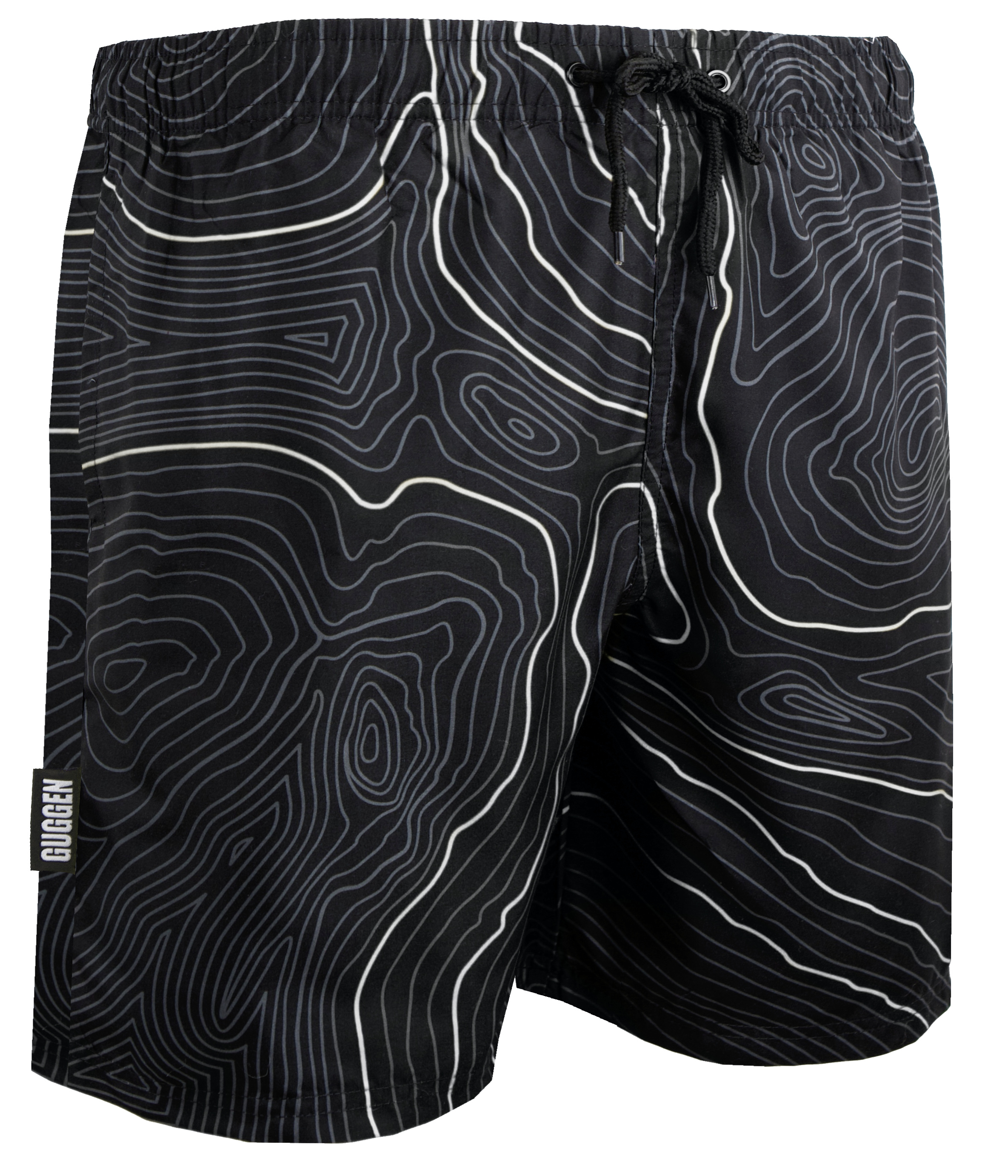 Herren Badehose Streifen lässige Boardshorts Linien Muster Image