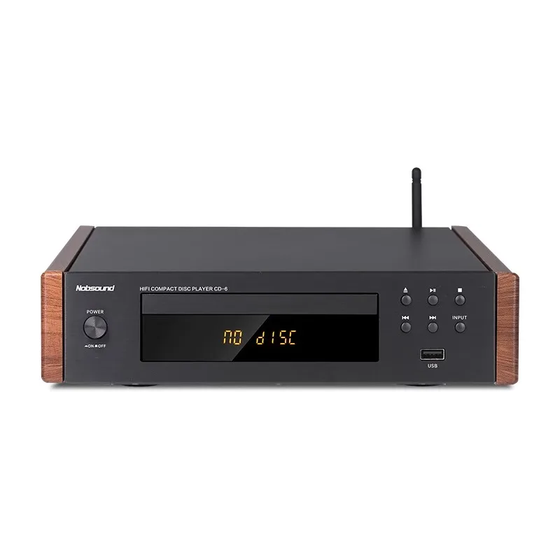 Lettore CD HiFi CD-6 Bluetooth 5.0/USB3.0 Sistema audio di decodifica senza perdita Giradischi CD digitale con telecomando a infrarossi