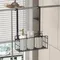 Support mural de salle de bain pour salle de douche, panier suspendu de porte d'armoire de balcon de