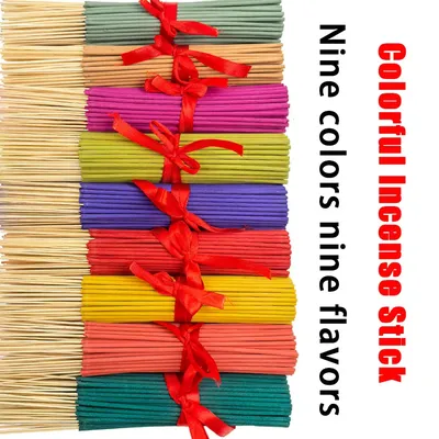100pcs/bundle, optional 1/3 bundle of 10 8.66inch incense sticks, long-lasting fragrance odor removal in home, hotel, yoga studi