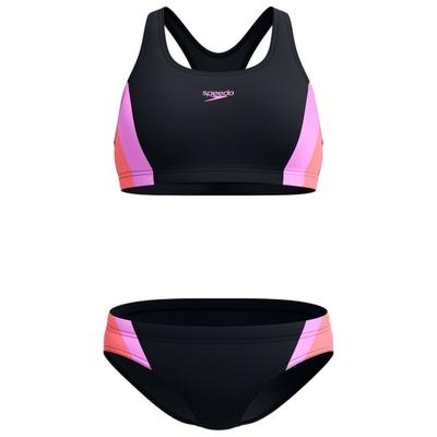 Speedo - Women's Colourblock Splice 2 Piece 2.0 - Bikini Gr 44 schwarz Image