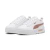Sneaker PUMA "Mayze Glitter Sneakers Mädchen", Kinder, Gr. 33, rosa (weiß rose gold metallic), Obermaterial: Synthetik, Textil; Futter: Textil; Innensohle: Textil; Laufsohle: Gummi, Schuhe