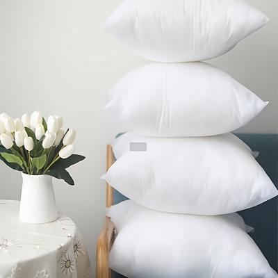 TEMU 4pcs Luxury Soft Decorative Throw Pillows - 18x18 Inch Classic Geometric Pattern, 100% Polyester Fill, Hand Wash Only, Use For Bed, Sofa & Living Room, Throw Pillows For Couch Image