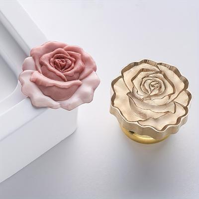 TEMU 1pc, Multiple Flower Series, Wax Seal Stamp Head, Hydrangea, For Envelopes Wedding Invitations Gift Card Packaging, Gift Decoratio Image