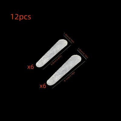 TEMU 12pcs Silicone Anti-slip Bag Patches, Transparent Shoulder Strap Fixing Attachments For Handbags And Purses, Portable, Holder||flexible Use Image