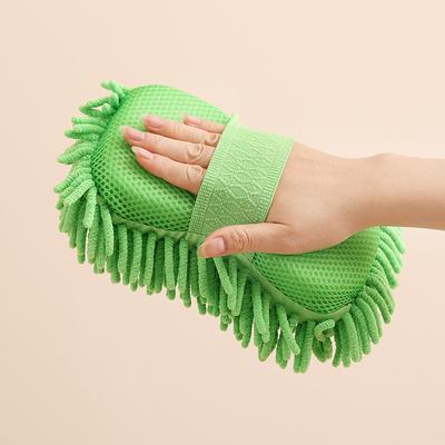 TEMU 1/2pcs Wash Drying Towel Set - Chenille Microfiber, Scratch-free, Ultra Absorbent Image