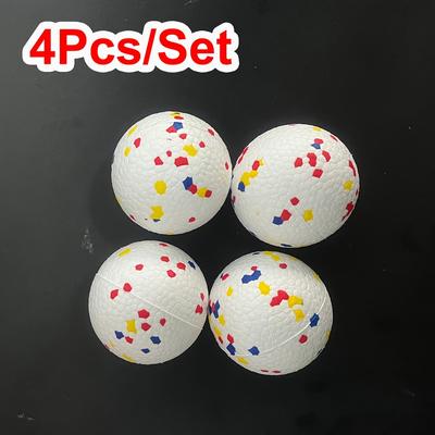 TEMU 2/4/8pcs Per Set Long-lasting Interactive Dog Chew Toys Ball,durable Solid Non-toxic E-tpu Ball For Training And Teeth Grinding Image