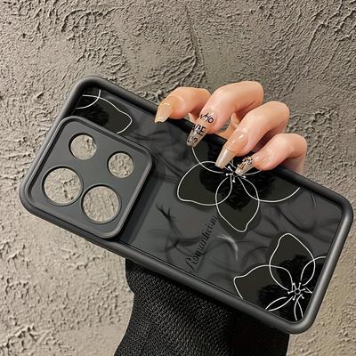 TEMU Black Letters For / Note 13 4g/ Pro 4g/ Pro 5g/ Pro+/ Note 12 4g// Note 12 Pro/ Note 12s Cute Fashionable Trendy And Protective Phone Case Image
