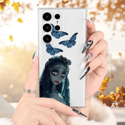 TEMU Creative Trendy Bride - Transparent Texture - Non-yellowing And - Printed Phone Case - Suitable S20 Fe/s21 Fe/s23/a52/a54/a53/a14/a25/a34/a32/a05s/a15 Series - Image