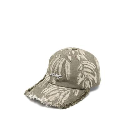 Khaki 'La Casquette Artichaut' Cap - Gray - Jacquemus Hats