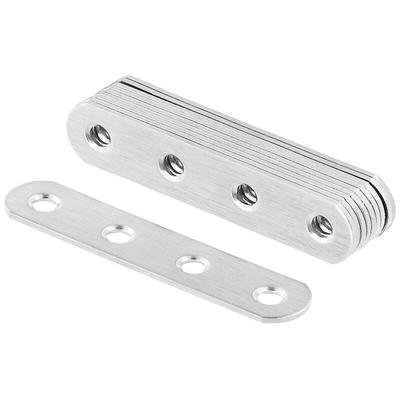 Sollbry - 10 Stück 77 x 16 x 2 mm Montagebeine, flache gerade Halterungen, Image