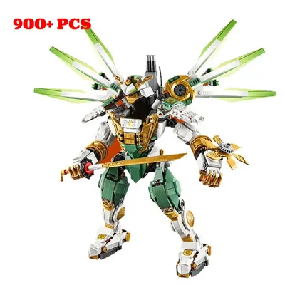 900 + PCS Technische Lloyd Titan Mechanische Krieger Roboter Mecha Bausteine Klassische Film Modell Image
