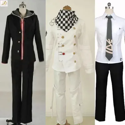 Anime Cos Kokichi Oma Cosplay Naegi Makoto Kostüm Halloween Party Hinata Hajime Sets Für Männer Image