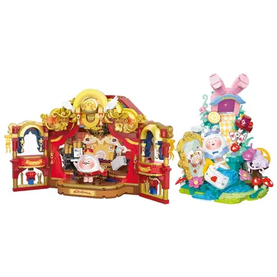 Eggy Party Bausteine DongDong Dream Serie Desktop Dekoration Puzzle Zusammenbau Modell Spielzeug Image