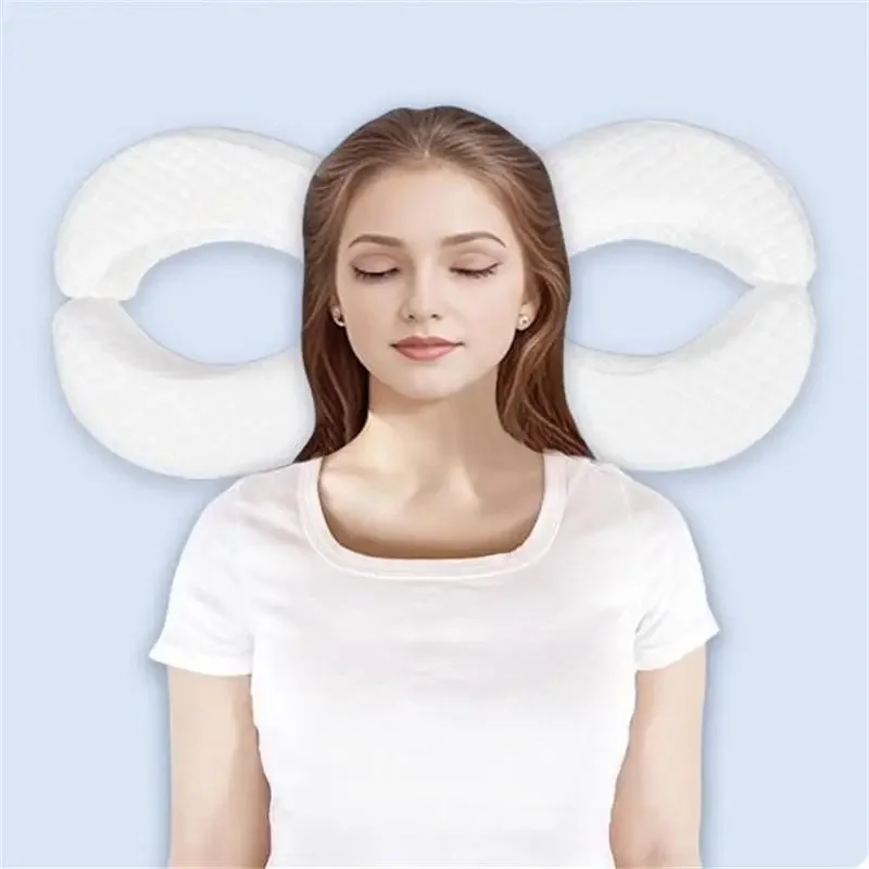Schönheit des seitlichen Schlafkissens, verbessert Falten, verhindert Nackenfalten, schützt die Augen, Ohren und das Gesicht, komprimiert die Ohren nicht Image