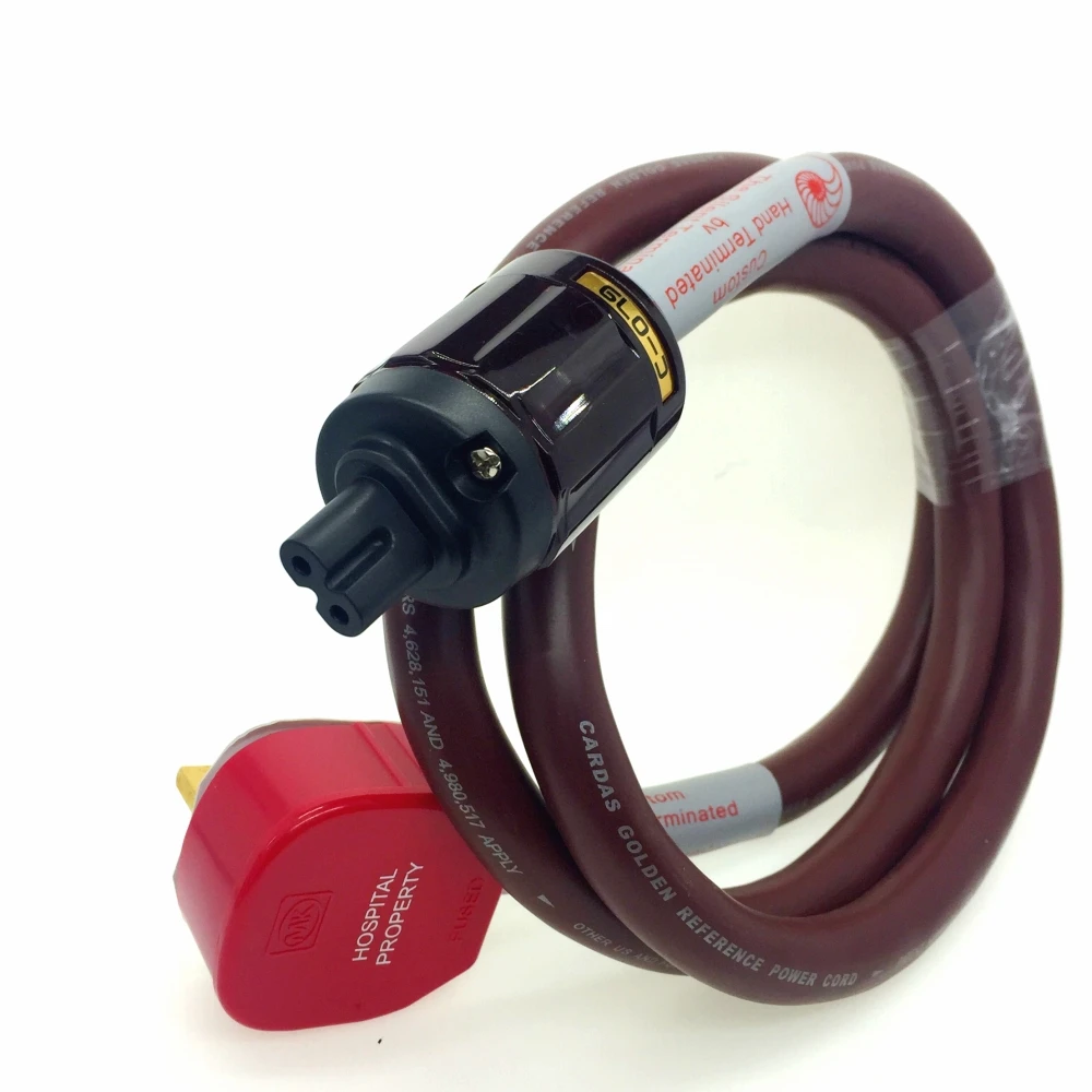 HIFI cardas gold referenz power kabel OFC EU Schuko AC power kabel abbildung 8 oyaide p-079e / p-079 / c-079 c7 MK stecker vinshle