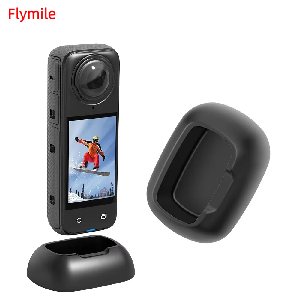 Silikon Basis für Insta360 X5 X4 Rutschfeste Desktop Basis Auto Stabilisator Stand Basis Unterstützung Adapter Kamera Halterung Zubehör Image