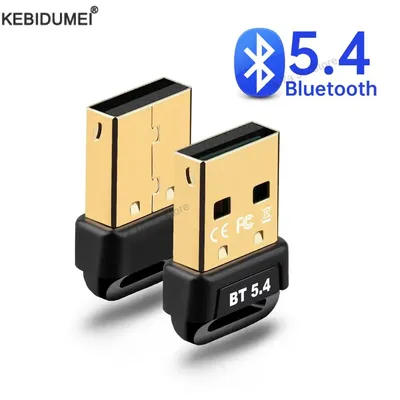 USB Bluetooth 5.4 Adapter Bluetooth 5.3 Dongle Adaptador für PC Drahtlose Maus Tastatur Musik Audio Image