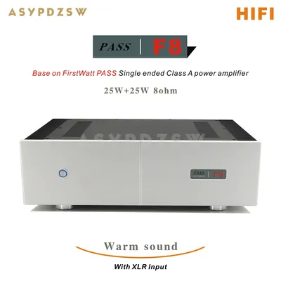 HIFI Warm Sound Basis auf FirstWatt PASS F8 Single-Ended Class A Leistungsverstärker mit XLR-Eingang Image