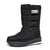 Herren Mittelhohe Stiefel Outdoor Wasserdichter Herren Schneestiefel -40 ° Warm halten Paar-Stiefel, rutschfeste Plateau-Damenschuhe, große Größe 36–47