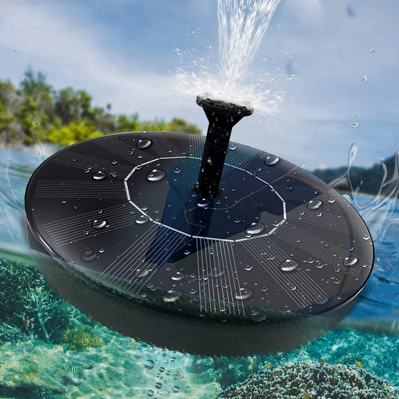 13/16 cm Mini Solar Wasser Brunnen Pool Teich Wasserfall Brunnen Hause Garten Dekoration Outdoor Vogel Bad Solar Powered brunnen